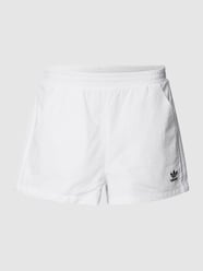 Shorts mit Label-Streifen von adidas Originals Weiß - 11