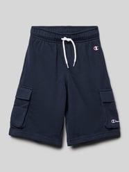 Sweatshorts mit Logo-Stitching von CHAMPION Blau - 34