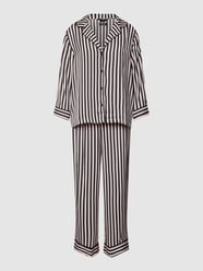 Pyjama mit Reverskragen von KATE SPADE Schwarz - 40