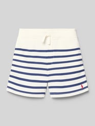 Szorty dresowe z mieszanki bawełny, krój regular fit od Polo Ralph Lauren Kids - 41