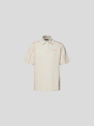 Poloshirt mit Label-Stitching von Jacquemus Weiß - 14