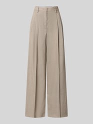 Regular Fit Weite Hose aus reiner Schurwolle Modell 'OVVIO' von Weekend Max Mara Beige - 23
