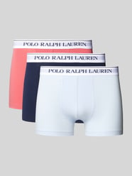 Trunks mit elastischem Label-Bund Modell 'CLASSIC' im 3er-Pack von Polo Ralph Lauren Underwear Blau - 33
