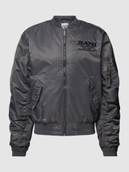 Bomberjacke mit Label-Stitching Modell 'Retro' von KARL KANI Grau - 10