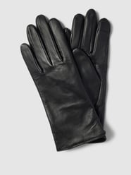 Lederhandschuhe aus echtem Lammleder Modell 'Gueen' von BOSS Schwarz - 21