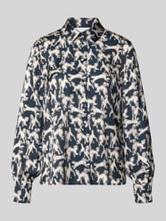 Relaxed Fit Hemdbluse mit Allover-Animal-Print von Jake*s Collection - 20