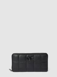 Portemonnaie in Leder-Optik Modell 'RE-LOCK QUILT WALLET' von CK Calvin Klein Schwarz - 37