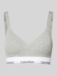 BH mit elastischem Logo-Bund von Calvin Klein Underwear Grau - 39