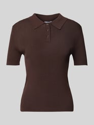 Strickshirt mit Polokragen Modell 'POLETE' von Mango - 19