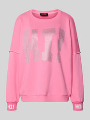 Sweatshirt mit Label-Detail von miss goodlife Pink - 1