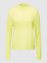 Gebreide pullover met labeldetails van Marc Cain Geel - 32