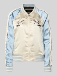 Kurtka bomber z haftem z motywem i logo od Superdry - 5