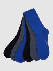 Sokken per 6 paar verpakt van camano Blauw - 12