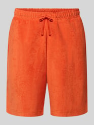Szorty dresowe o kroju loose fit z czystej bawełny model 'TOWELLING SWEATSHORTS' od Tommy Hilfiger - 46