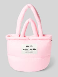 Handtasche mit Label-Detail von MADS NØRGAARD Pink - 19