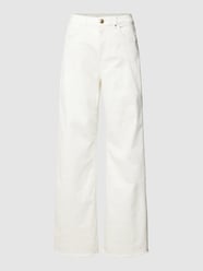 Jeans mit Label-Details Modell 'Dara' von MOS MOSH Weiß - 47