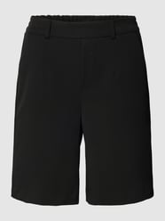 Shorts mit seitlichen Eingrifftaschen Modell 'Lisa' von Object Grau / Schwarz - 39