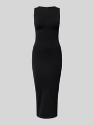 Midikleid mit Rundhalsausschnitt von MAGIC Bodyfashion Schwarz - 4