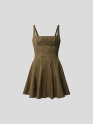 Minikleid mit Ziernähten von Giovanni Bedin Grün - 5