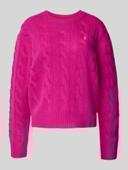 Strickpullover aus Baumwoll-Kaschmir-Mix mit Zopfmuster von Polo Ralph Lauren - 28