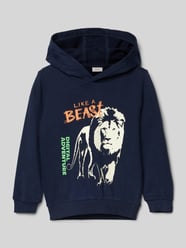 Regular fit hoodie met glow-in-the-dark-print van s.Oliver RED LABEL - 4