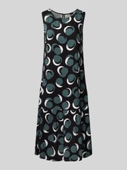 Midi-jurk met volantzoom, model 'Wicy city' van OPUS Groen - 35
