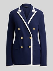 Regular fit lange blazer van katoenmix van Lauren Ralph Lauren - 1