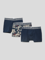 Trunks mit Logo-Bund im 3er-Pack von Schiesser Grün - 3