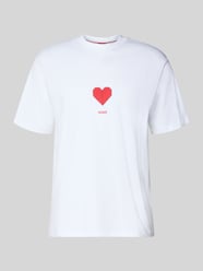 Regular fit T-shirt van pure katoen Model 'DALENTIN' van HUGO - 45