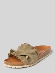 Sandalette aus Leder Modell 'ROCIO SERRAJE VOLANTE' von Verbenas - 11