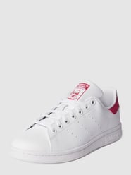 Sneaker mit Label-Details Modell 'STAN SMITH J' von adidas Originals Weiß - 14