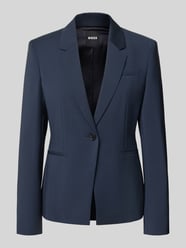 Regular Fit Longblazer aus Wolle mit Schulterpolstern von BOSS - 3