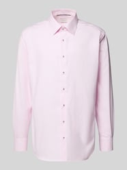 Regular Fit Business-Hemd mit Kentkragen von ETERNA Pink - 46