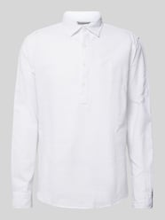 Koszula lniana o kroju regular fit z kołnierzykiem typu kent model ‘MAZE’ od Jack & Jones Premium - 10
