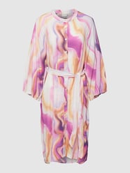 Knielanges Kleid aus Viskose mit Kimonoärmeln Modell 'Rulla' von ICHI Rosa - 25