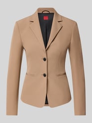 Regular Fit Kurzblazer mit Reverskragen Modell 'Agonia' von HUGO Beige - 29