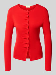Gebreide bodywarmer met plooien model 'GAMIRA' van SUNCOO PARIS - 8