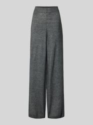 Wide Leg Stoffhose mit Eingrifftaschen von Karo Kauer Grau - 16