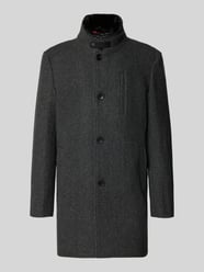 Regular fit lange jas met opstaande kraag, model 'Arsenal' van Cinque - 10