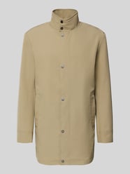 Regular Fit Mantel mit Stehkragen von Christian Berg Men Beige - 6