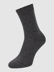 Sokken met kasjmier, model 'Cosy Wool' van Falke Grijs - 39