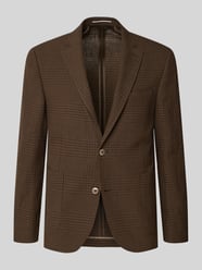 Marynarka o kroju slim fit na 2 guziki z mieszanki lnu i bawełny od bugatti - 32