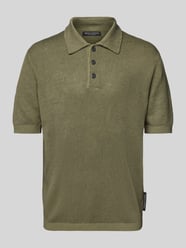 Regular Fit Poloshirt aus Leinen-Baumwoll-Mix von Marc O'Polo - 48