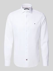 Slim Fit Business-Hemd mit Knopfleiste von Tommy Hilfiger Tailored - 5