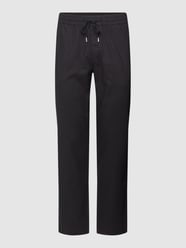 Stoffhose mit Tunnelzug Modell 'barton' von Matinique Schwarz - 38