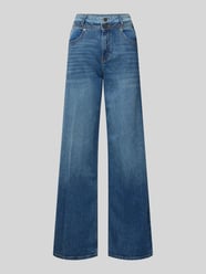 Regular Fit High Rise Jeans aus weichem Baumwoll-Mix Modell 'SURI' von s.Oliver RED LABEL Blau - 18