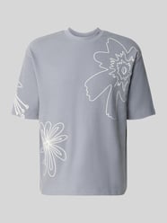 T-Shirt mit Motiv-Stitching von Jake*s Studio Men - 12