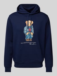 Hoodie mit Label-Print von Polo Ralph Lauren Blau - 20