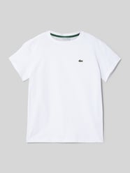 T-shirt z detalem z logo od Lacoste - 32