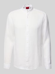 Slim fit zakelijk overhemd met maokraag, model 'Elvory' van HUGO - 2